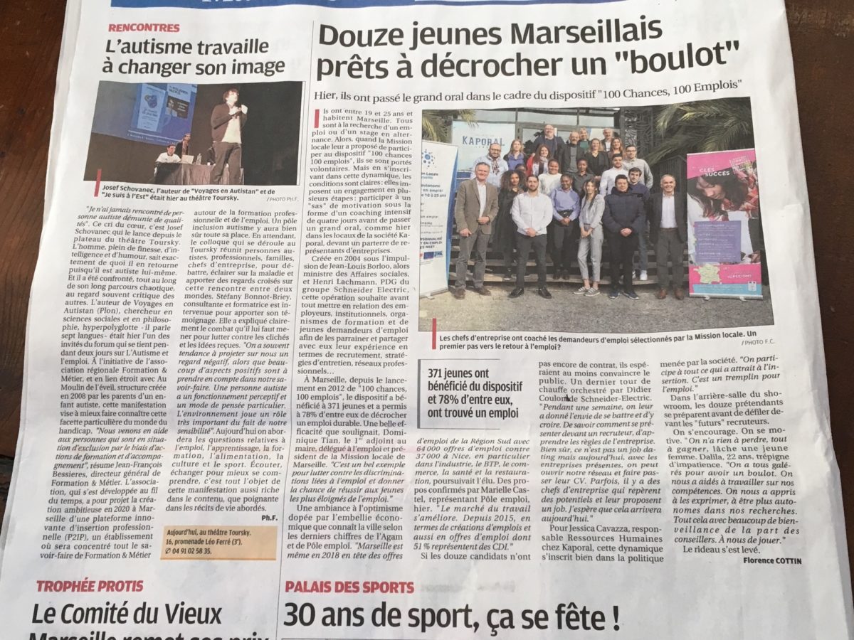 100 Chances 100 Emplois Marseille : de belles réussites en perspective !